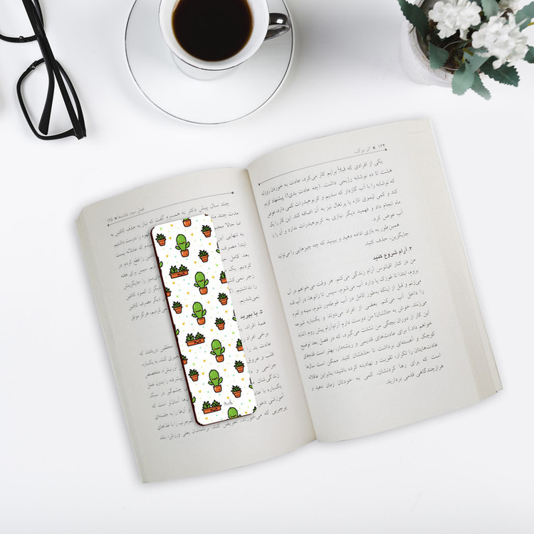 نشانگر کتاب لوکسینو مدل کاکتوس کد Bookland_294