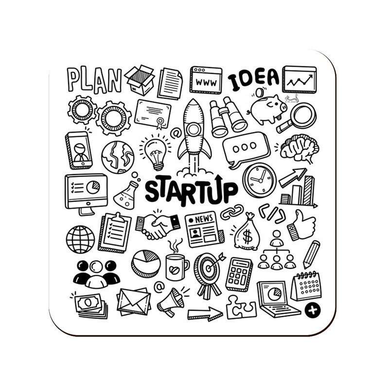زیر لیوانی لوکسینو مدل موفقیت کد Startup_1