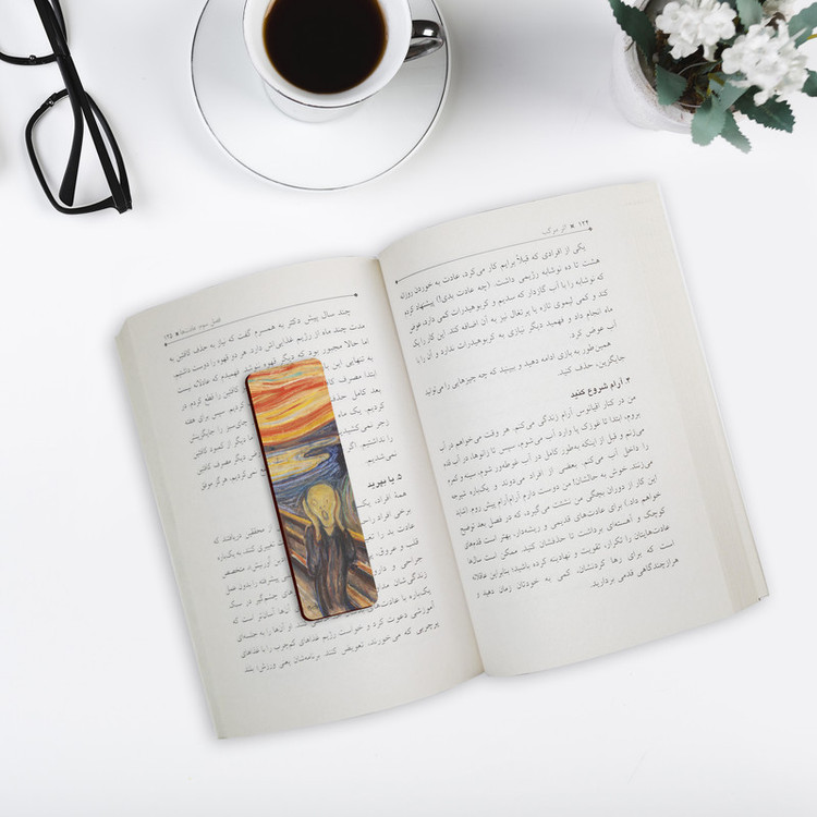 نشانگر کتاب لوکسینو مدل ونگوگ کد Bookland_18