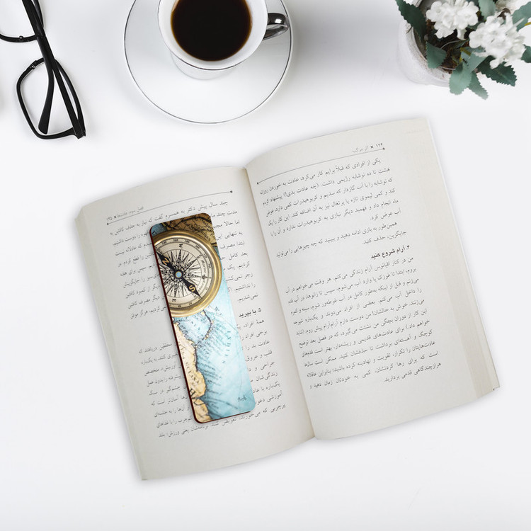 نشانگر کتاب لوکسینو مدل نقشه جهان کد Bookland Map_115