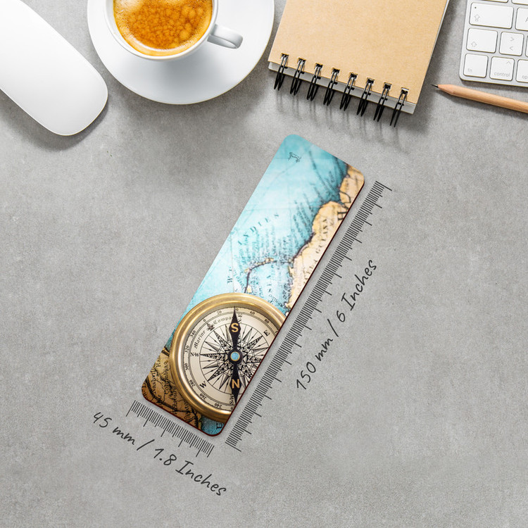 نشانگر کتاب لوکسینو مدل نقشه جهان کد Bookland Map_115