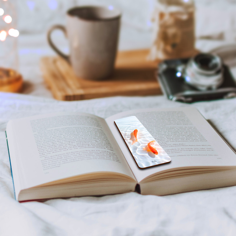 نشانگر کتاب لوکسینو مدل دو ماهی کد Bookland_374