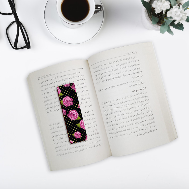 نشانگر کتاب لوکسینو مدل Bookland_Flower کد Shahrad_1