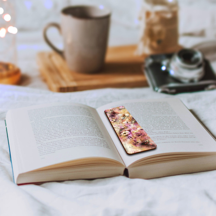 نشانگر کتاب لوکسینو مدل Flower کد Bookland_108