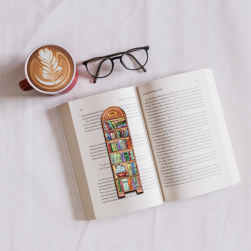 نشانگر کتاب لوکسینو مدل کتابخانه Bookland_2
