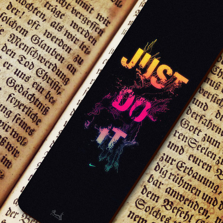 نشانگر کتاب لوکسینو مدل JUST DO IT کد Bookland_225