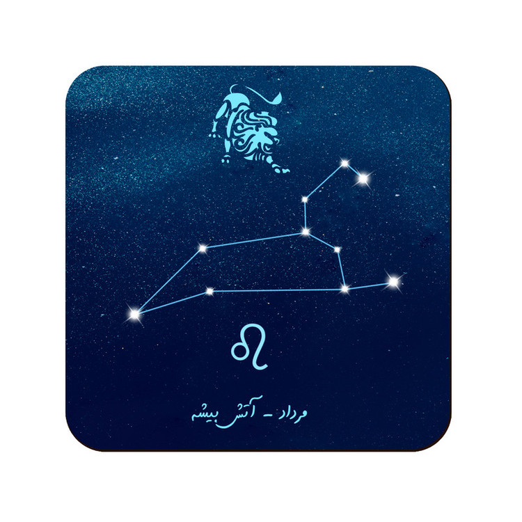 زیر لیوانی لوکسینو مدل ماه تولد طرح مرداد