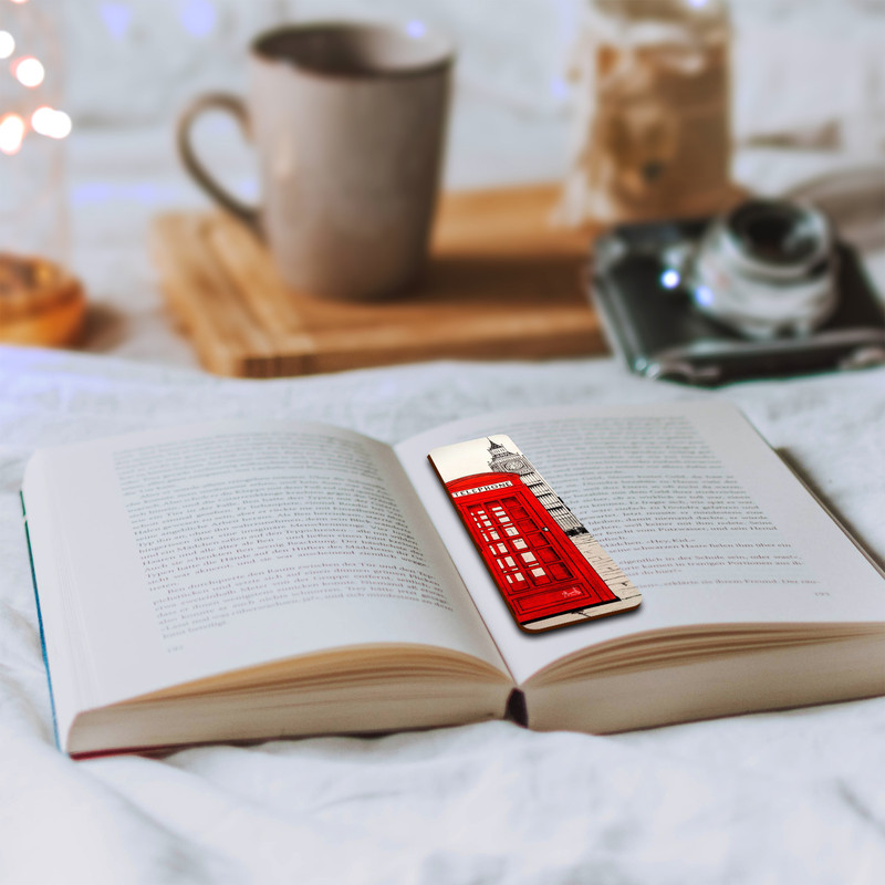 نشانگر کتاب لوکسینو مدل تلفن لندن کد Bookland_64