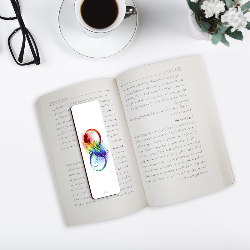 نشانگر کتاب لوکسینو مدل پر بی نهایت کد Bookland_59