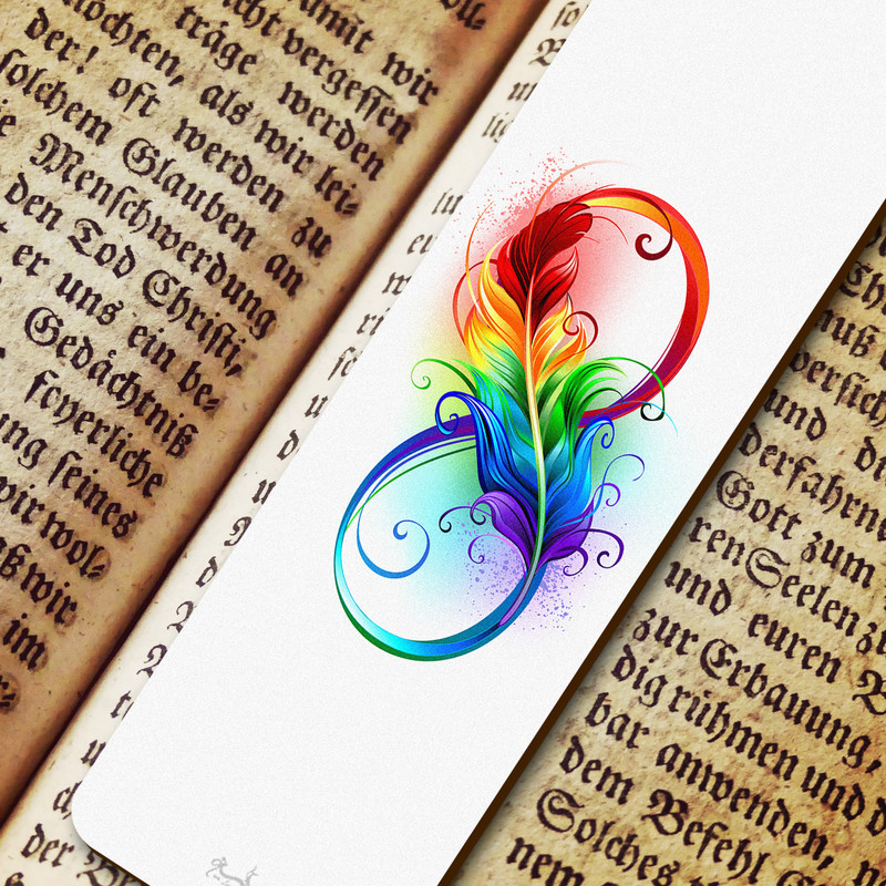 نشانگر کتاب لوکسینو مدل پر بی نهایت کد Bookland_59