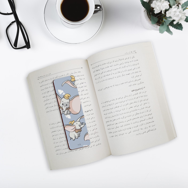 نشانگر کتاب لوکسینو مدل فیل مهربون دامبو کد Bookland_90