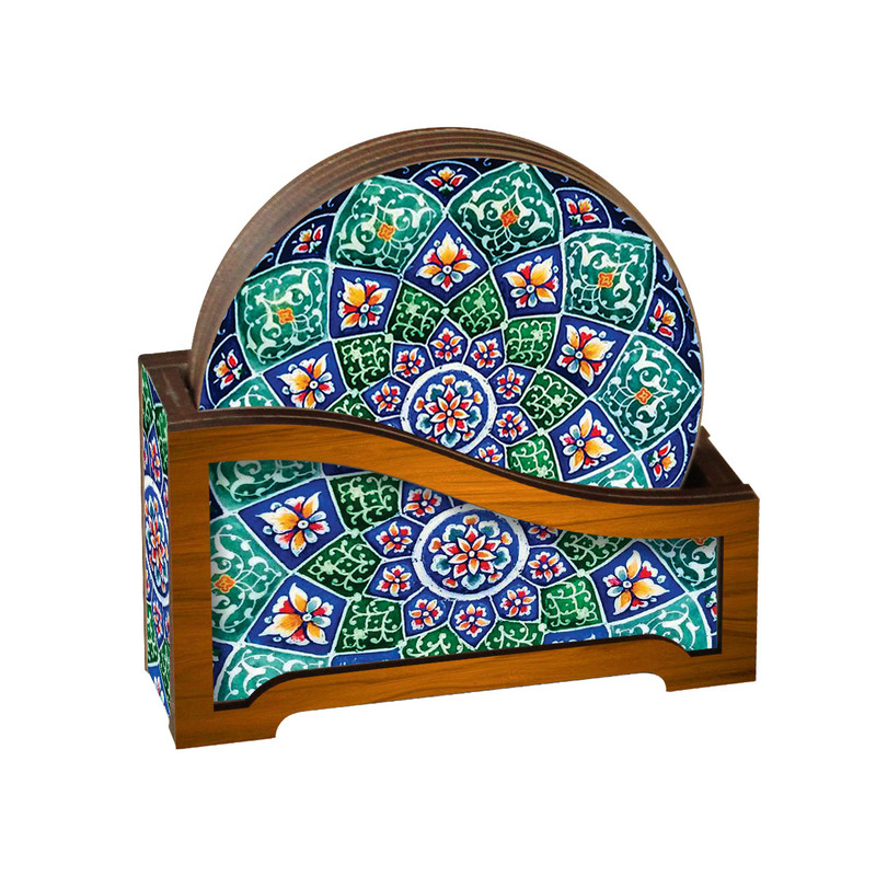 زیر لیوانی لوکسینو مدل ZLC 1485 بسته 6 عددی