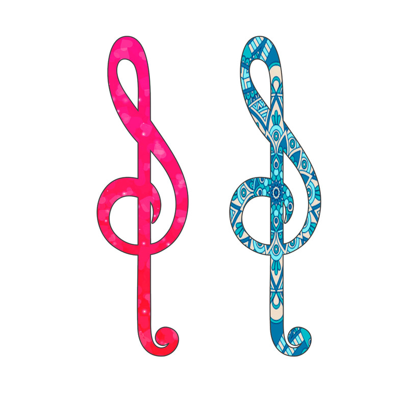نشانگر کتاب لوکسینو مدل Music _ 2 بسته 2 عددی