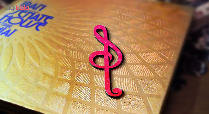 نشانگر کتاب لوکسینو مدل Music _ 2 بسته 2 عددی