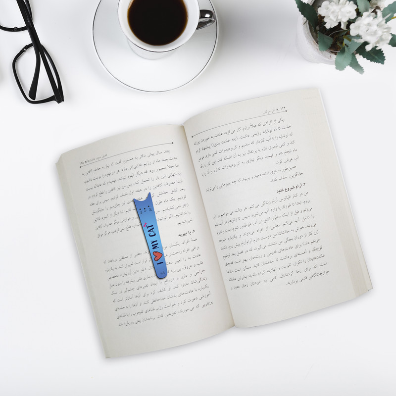 نشانگر کتاب لوکسینو مدل Bookland-Cat 81 بسته 2 عددی
