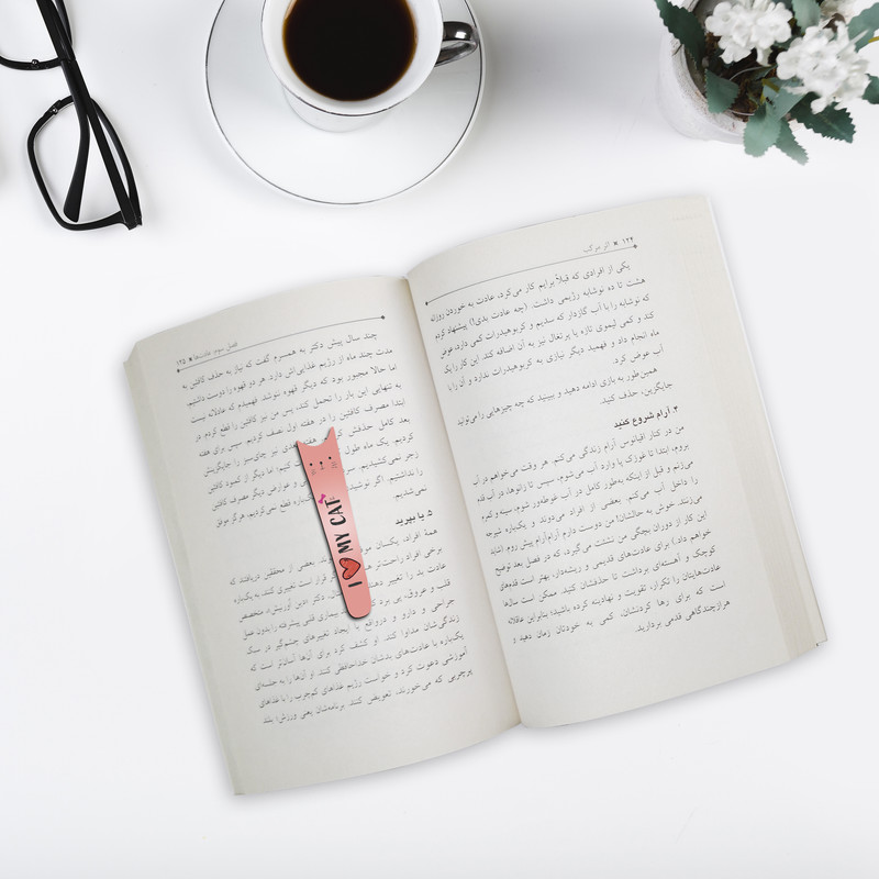 نشانگر کتاب لوکسینو مدل Bookland-Cat 81 بسته 2 عددی