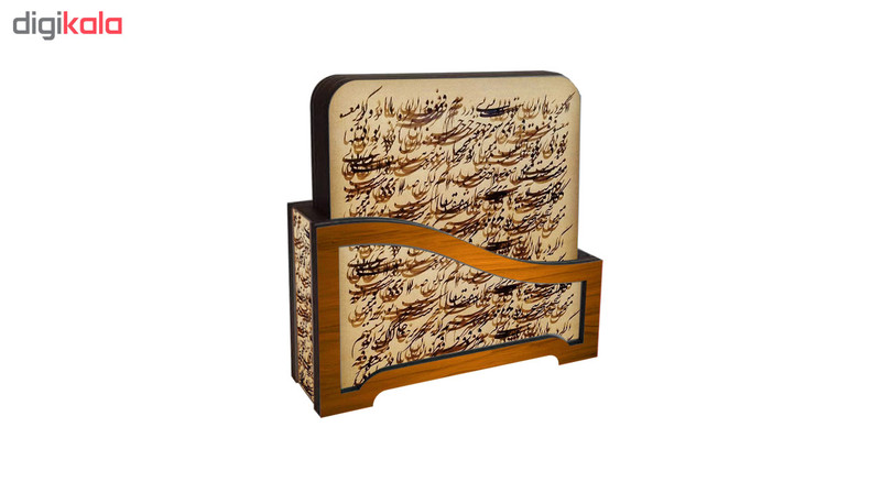 زیر لیوانی لوکسینو مدل ZLQ 2058 بسته 6 عددی