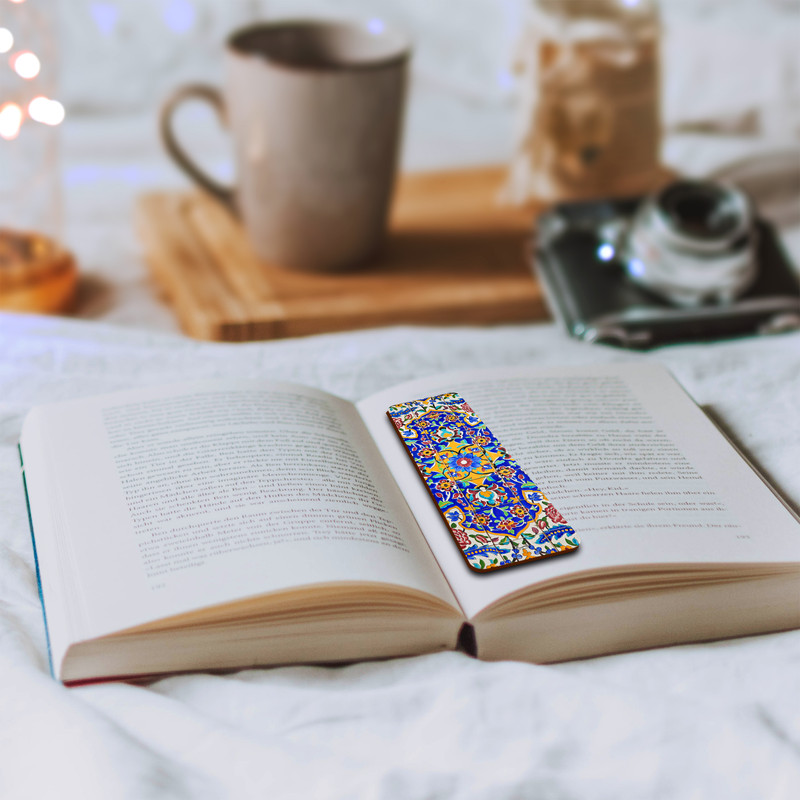 نشانگر کتاب لوکسینو مدل کاشی ایرانی کد Bookland_148
